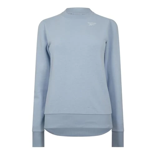 Womens Terry Crew Sweater Blue XXS