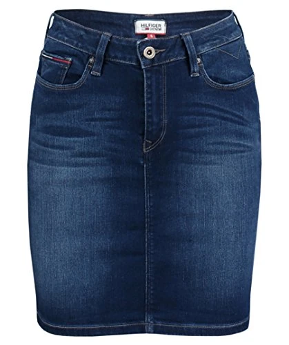 Women's THDW Denim Skirt FDBST 13, Blue (Fresh Dark Blue Stretch 911), L