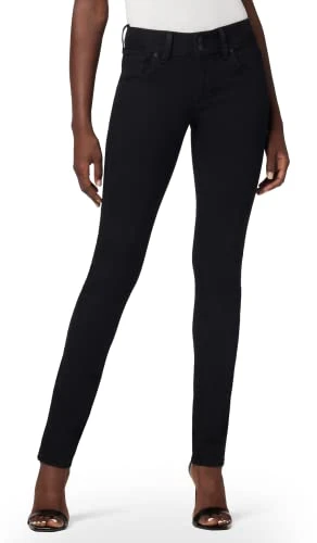 Women's The Collin Jeans Mid Rise Skinny Jean, Black, 30 32