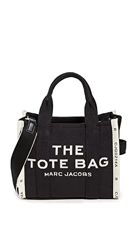 Women's The Jacquard Mini Tote Bag, Black, One Size