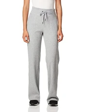 Women's Thermal Wide Leg Pant Sweatpants, Pearl Grey Heather, M Women's Thermal Wide Leg Pant Sweatpants, Pearl Grey Heather, M