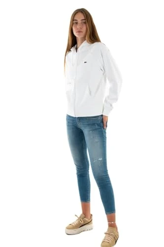 Womens Through Hoodie White XS