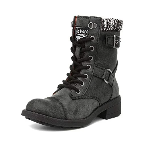 Women's Thunder Ankle Boots, Black Grey, 6 UK