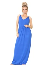 Womens Tie Knot Strap Wrap Ladies Plain Sleeveless Cross Over V Neck Maxi Dress Maxi Dress Royal Blue Plus Size (UK 20/22) Womens Tie Knot Strap Wrap Ladies Plain Sleeveless Cross Over V Neck Maxi Dress Maxi Dress Royal Blue Plus Size (UK 20/22)