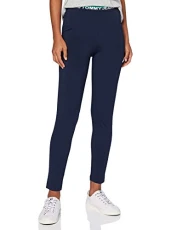 Women's TJW Branded Waistband Legging Pants, Twilight Navy, L Women's TJW Branded Waistband Legging Pants, Twilight Navy, L