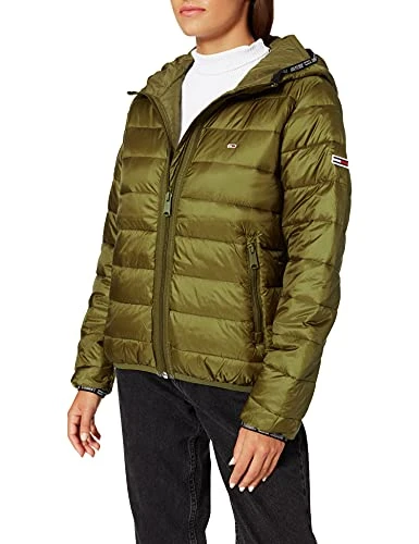 Women's TJW Quilted Tape Hooded Jacket, Northwood Olive, XXS