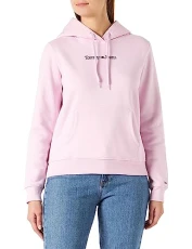 Women's Tjw Reg Serif Linear Hoodie Heavyweight Knit, French Orchid, S Women's Tjw Reg Serif Linear Hoodie Heavyweight Knit, French Orchid, S