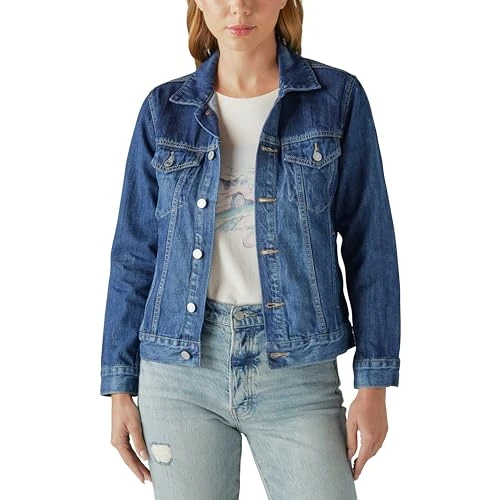 Women's Tomboy Trucker Jacket, Presidio, Medium