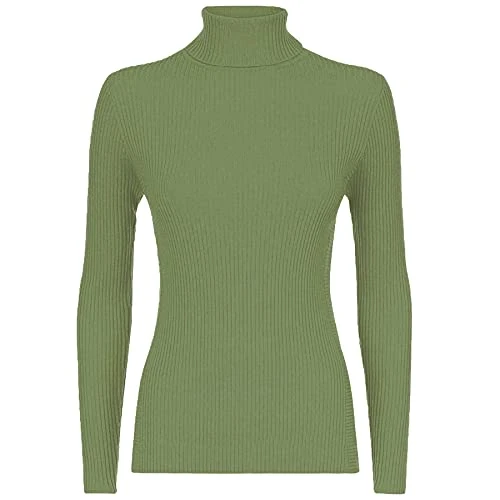 Womens Tops For Women UK Plus Size Tops Ladies Jumpers For Women UK Knitting Patterns Womens Long Sleeve Tops Turtle Neck Tops For Women Going Out Tops Khaki 24-26