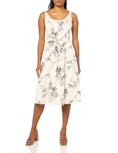 Women's Topstitch Midi W Pleats, Angels Wash, 10