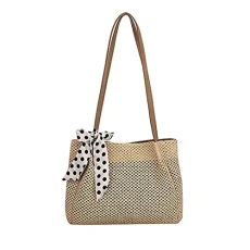 Women's Tote Handbag Women's Shoulder Large Bags Women's Casual Beach Tote with Strap Mini Projector Bags, beige, One Size
