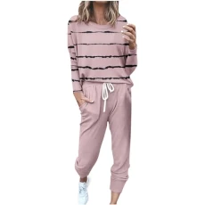 Women's Tracksuit Casual Long Sleeve Sweatshirt and Long Trousers Jogging Suit 2-Piece Set Sportswear Cotton Sports Leisure Suit Fashion Colour Block Tracksuit Autumn Winter Yoga Outfit,
