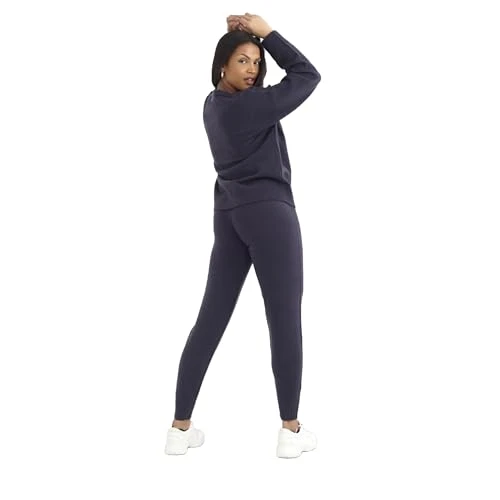 Womens Tracksuit Two Set Crew Neck Long Sleeve Sweatshirt and Jogging Bottoms Sets, Size- S