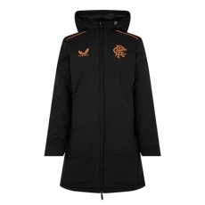 Womens Train Jacket Long Black/Orange M Womens Train Jacket Long Black/Orange M