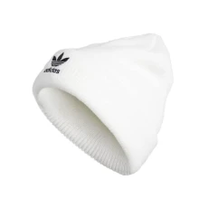 Women's Trefoil Beanie, White, One Size Women's Trefoil Beanie, White, One Size