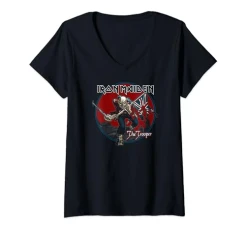 Womens  - Trooper Red Sky V-Neck T-Shirt