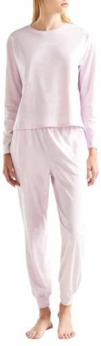 Women's Trousers 30963f02r Pajama Bottom, Lilac 7 m, L