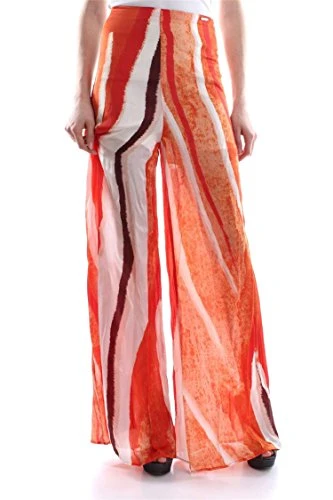 Women's Trousers red mandarin orange Size: 5