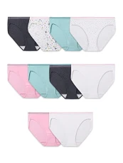 Women's Underwear Bikini Panty Multipack Style, Cotton Fashion Assorted (10 Pack), XL (Pack of 10) Women's Underwear Bikini Panty Multipack Style, Cotton Fashion Assorted (10 Pack), XL (Pack of 10)
