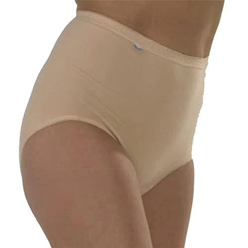 Womens Underwear Multipack Marlon Boxe Smooth Maxi Lycra Brief Cotton Underwear Women Ladies Briefs Ladies Underwear Knickers Womens Briefs Panties For Women-Nude Pack Of 1-24-26