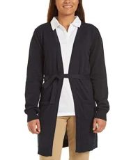 Women's Uniform Wrap Cardigan Sweater, Navy, Small Women's Uniform Wrap Cardigan Sweater, Navy, Small