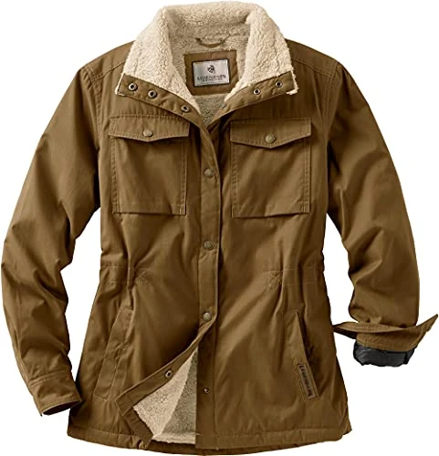 Women's Union Square Sherpa Lined Jacket, Rawhide, L