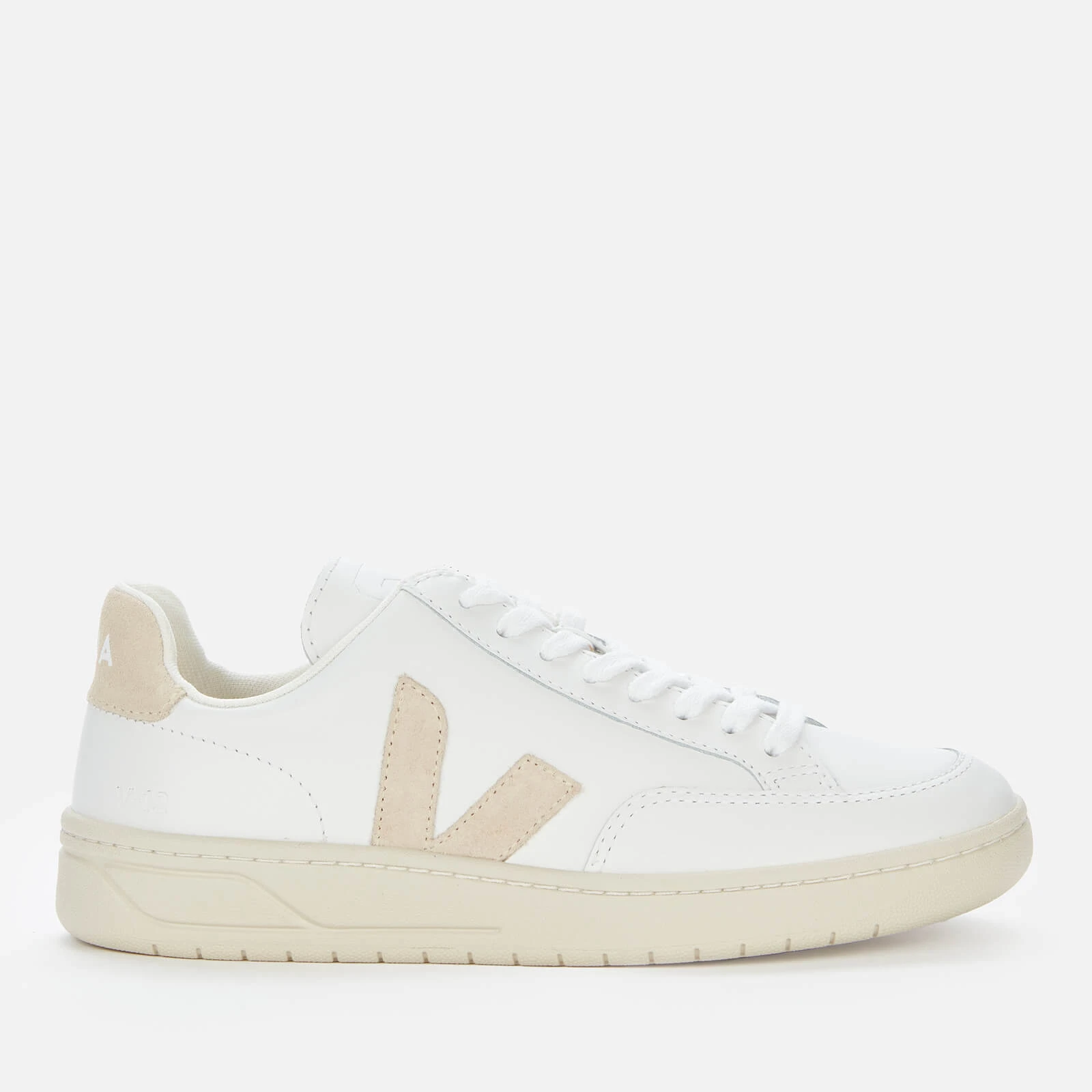 Womens V Leather Trainers - UK - White