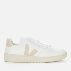 Womens V Leather Trainers - White