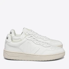Womens V Bastille Leather Trainers - UK - White