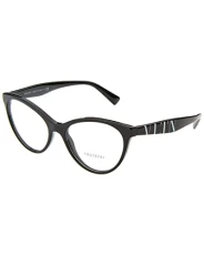 Women's Va3013 53Mm Optical Frames, Black, Black, 53MM