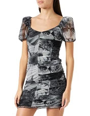 Women's Vest_MARSELLA Casual Dress, Black, M