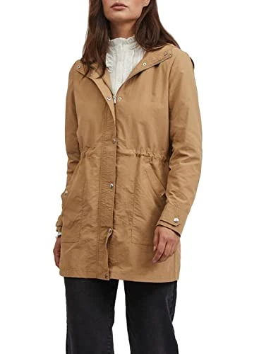 Women's VIBIMI Parka Jacket-NOOS Anorak, Tigers Eye, M