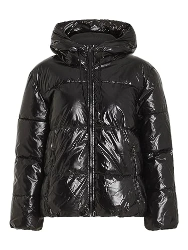 Women's Vibuda L/S Hooded Jacket Quilted, Black, 36