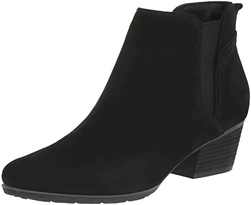 Women's Victory Fashion Boot, Black Suede, 7 UK