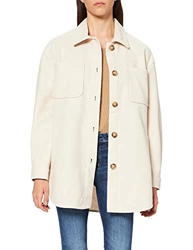 Women's VIKIMMI Shirt L/S Jacket-NOOS, Super Light Natural Melan, XS