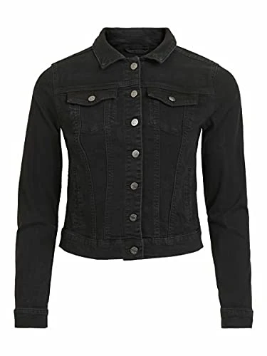 Women's VISHOW Jacket-NOOS, Black Denim, XS