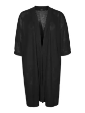 Women's VMCEDDIE LS OPEN LONG CARDI GA CUR NOOS Cardigan Sweater, Black, 22-24 Plus Women's VMCEDDIE LS OPEN LONG CARDI GA CUR NOOS Cardigan Sweater, Black, 22-24 Plus