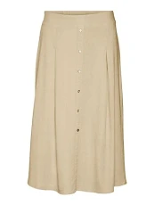 Women's Vmjesmilo Hw Calf Skirt WVN Ga Noos, Irish Cream, L Women's Vmjesmilo Hw Calf Skirt WVN Ga Noos, Irish Cream, L