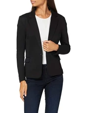 Women's Vmjulia Ls Blazer Dnm Noos, Black, 6