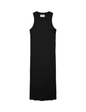 Women's Vmlavender Sl Calf Dress VMA Noos, Black, L - Black/