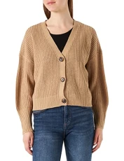 Women's VMLEA LS V-Neck Cuff Cardigan NOOS Sweater, Nomad, XL Women's VMLEA LS V-Neck Cuff Cardigan NOOS Sweater, Nomad, XL
