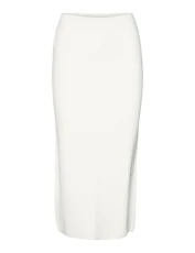 Women's Vmnancy Nw 7/8 Skirt Boo midi, Birch/Detail: Solid, XS