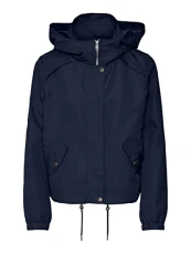 Women's Vmzoa Short Parka Noos, Blazer Navy, M Women's Vmzoa Short Parka Noos, Blazer Navy, M