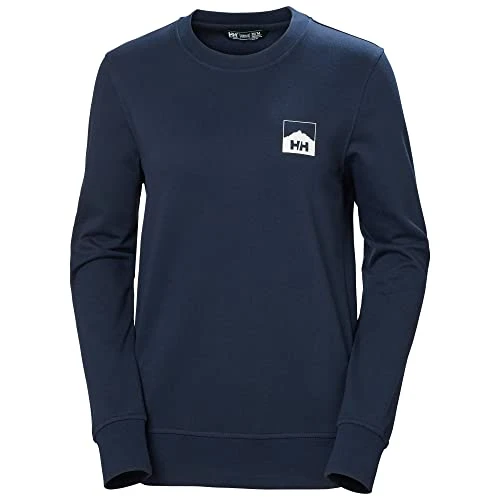 Women's W Nord Graphic Sweatshirt Shirt, Navy, S UK