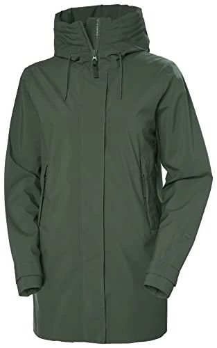 Women's W Victoria Mid Length Raincoat, Spruce, XS UK