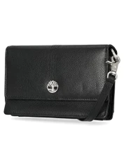 Women's Wallet RFID Leather Shoulder Bag, Black (Pebble), One Size UK