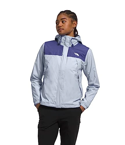 Women's Waterproof Antora Jacket (Standard and Plus Size), Dusty Periwinkle/Cave Blue, 3XL