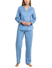 Women's Web Lang Pajama Set, lightblue, S Women's Web Lang Pajama Set, lightblue, S