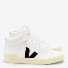 Womens White Minotaur Trainers - Black