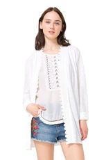 Women's White Ola Cardigan Sweater XL UK 16 Women's White Ola Cardigan Sweater XL UK 16